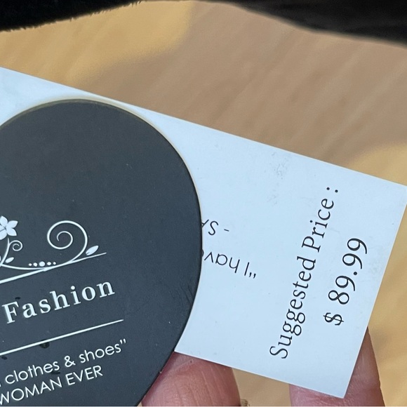 Room of Fashion, Chateau, Black Thigh High Boots Size 9 NWT - Picture 8 of 13